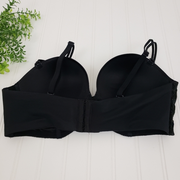 Victoria's Secret Very Sexy Multi Way Bra Black Velvet size 38C - Picture 6 of 9